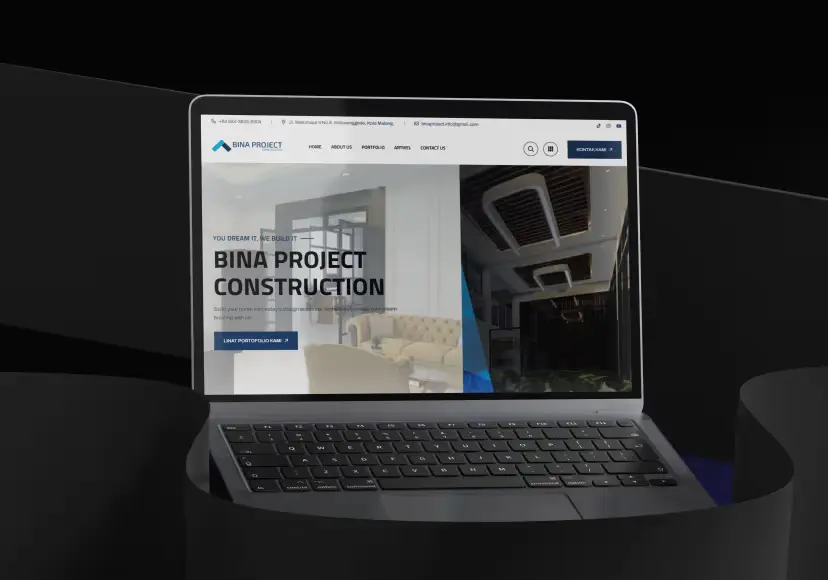 Bina Project Landing Page