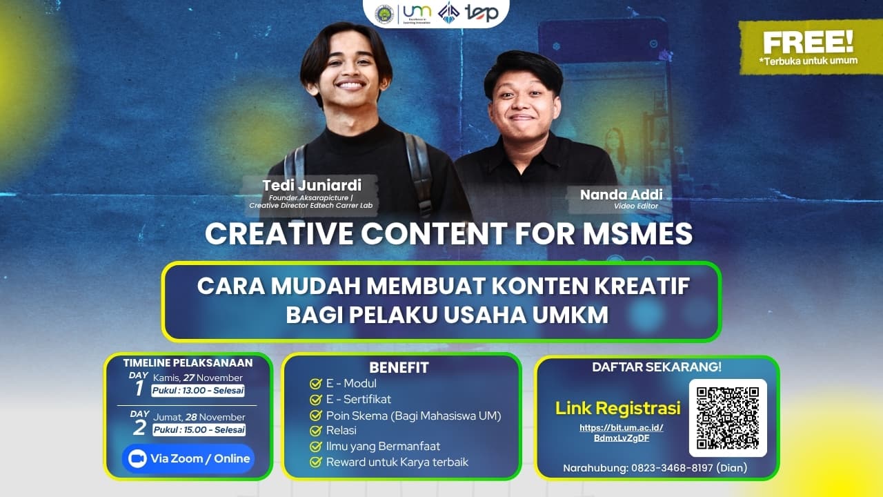 Waktu Saya Sharing Soal Konten Kreatif untuk UMKM Featured Banner